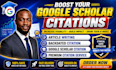 increase google scholar citations research impact h index SEO