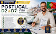 create a portugal d2 d7 visa business plan and application documents