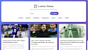 develop a dynamic blog website with content management dashboard
