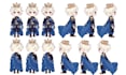 create 2d game character sprite sheet pixel art character indie game asset