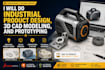 create industrial product designs, 3d models, and prototypes