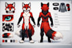 draw custom furry reference sheet fursona character oc nsfw anthro ref sheet