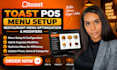 toast pos menu setup restaurant menu optimization