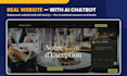build a fast modern website with an ai chatbot for your business