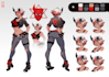 3d vtuber 3d model 3d character vroid vrchat avatar vrchat vrm rigging modeling