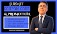 do manual discount code promotion and coupon website submission