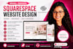 design squarespace website, redesign squarespace website