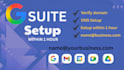 setup or fix g suite, google workspace, and email delivery