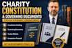 prepare your UK charity constitution and governing documents