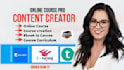 create online course content, course curriculum lesson plan, course development