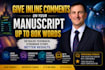 give inline comments on your manuscript up to 80k words