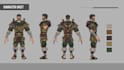 create game ready character concepts and character sheets