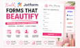 build jotform booking payment and client forms for salons spas, beauty business