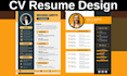 write a professional ats friendly resume update CV cover letter linkedin