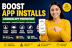 boost app install, android app promotion app install, mobile app promotion