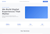 design a professional portfolio website