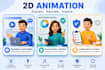 create 2d character animation for elearning and training