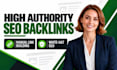 build high authority SEO backlinks with manual link building