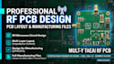 create professional rf pcb design, pcb layout, and manufacturing files