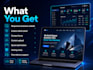 develop a custom PHP website with admin panel