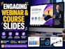 design engaging webinar slides and course presentations in powerpoint or canva