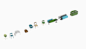 3d model anything, surface, parametric, organic