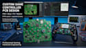 design ps5, xbox game controller pcb, gamepad and joystick circuit