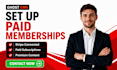 setup ghost membership ghost paid subscription ghost cms website ghost