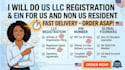 do US llc registration and ein for US and non US residents