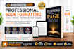 format edit book kindle ebook amazon kdp paperback and manuscript for kdp upload