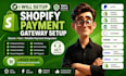 setup shopify payments, paypal, stripe, wise, payoneer, shopify balance