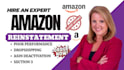 reinstate suspended amazom account write section 3 appeal poa