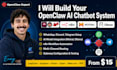 setup openclaw whatsapp, discord bot, telegram ai chatbot, mistral, ollama, n8n
