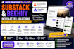 setup substack account design substack newsletter beehiiv newsletter template