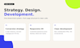 design and develop a high converting saas landing page