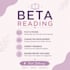beta read your book and provide honest feedback