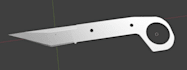 do custom knife design, kitchens knife and knife scale design in 3d cad modeling