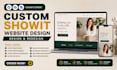 showit website redesign , showit template, showit website , showit customization
