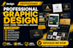 design professional shopify store graphics, branding