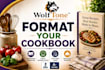 edit and format your recipe book
