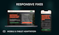 do figma edits, website fixes, and UI UX tweaks