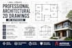 create professional architectural 2d drawings in autocad