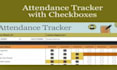 create professional excel attendance sheet, tracker and dashboard