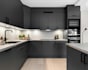 create modern luxury kitchen interior design with 3d renders