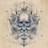 custom an abstract black tattoo design