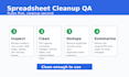 clean and deduplicate your excel or CSV spreadsheet