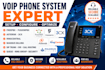 setup freepbx fusionpbx asterisk 3cx ringcentral voip system
