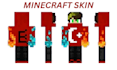 custom minecraft builds, skins and servers hub design