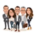 draw group cartoon, caricature based on your photo