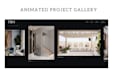 build a luxury architecture and interior design portfolio website